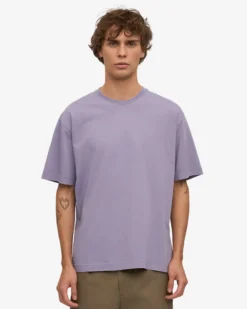 Oversized Organic T-Shirt - Purple Jade