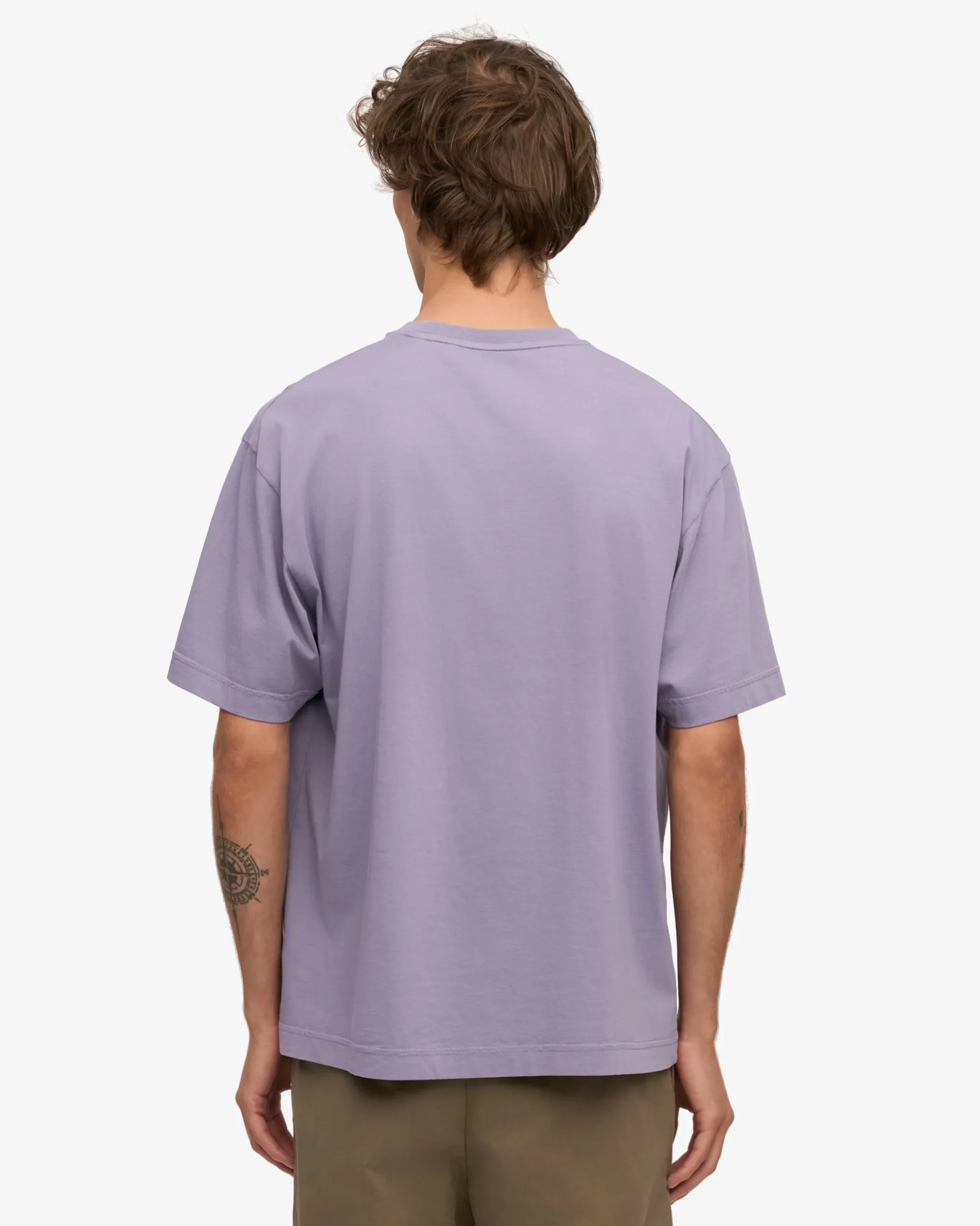 Oversized Organic T-Shirt - Purple Jade