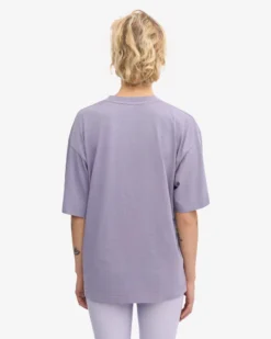 Oversized Organic T-Shirt - Purple Jade