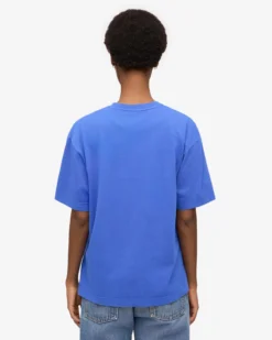Oversized Organic T-Shirt - Sapphire Blue