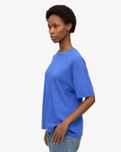 Oversized Organic T-Shirt - Sapphire Blue