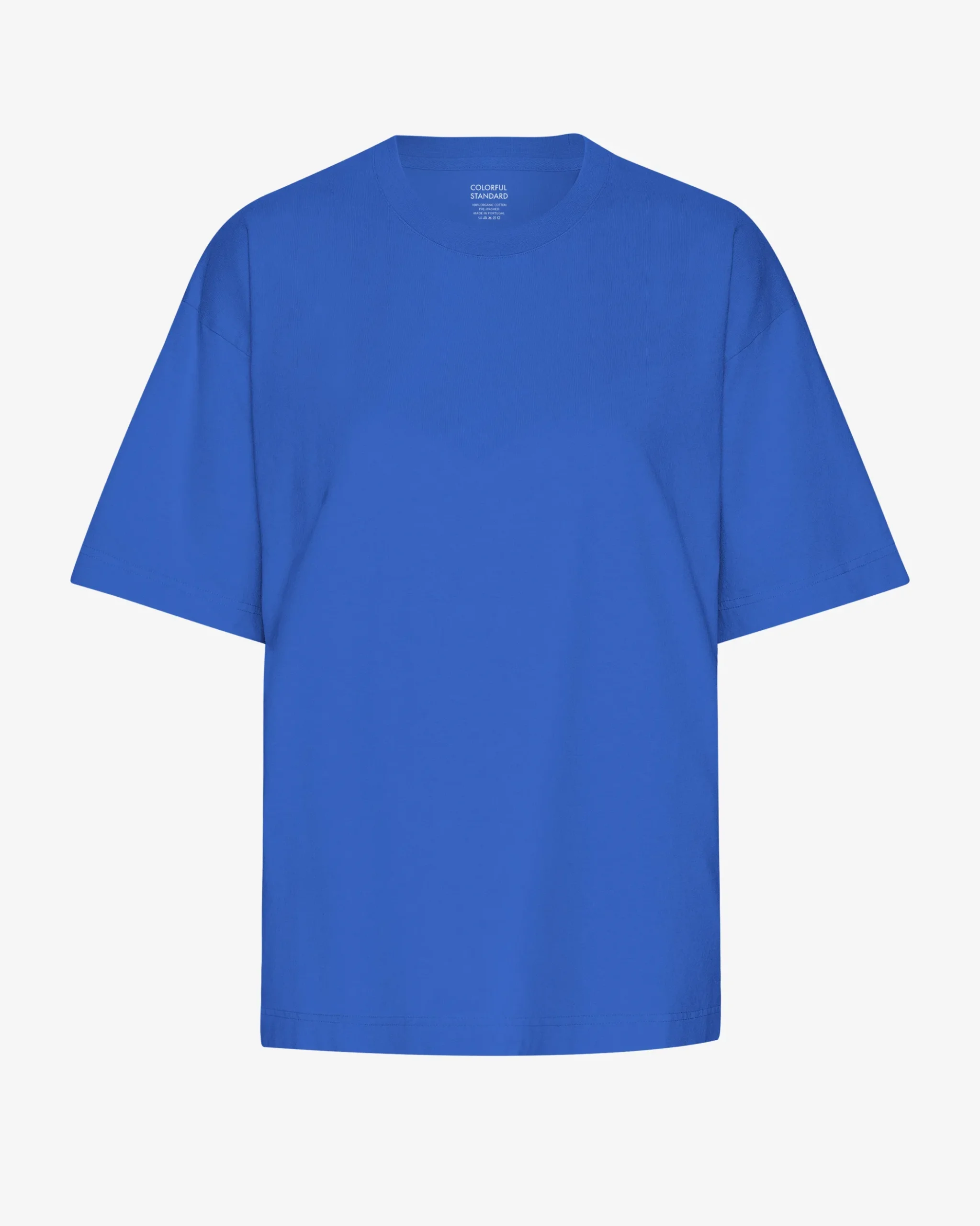 Oversized Organic T-Shirt - Sapphire Blue