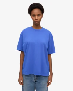 Oversized Organic T-Shirt - Sapphire Blue