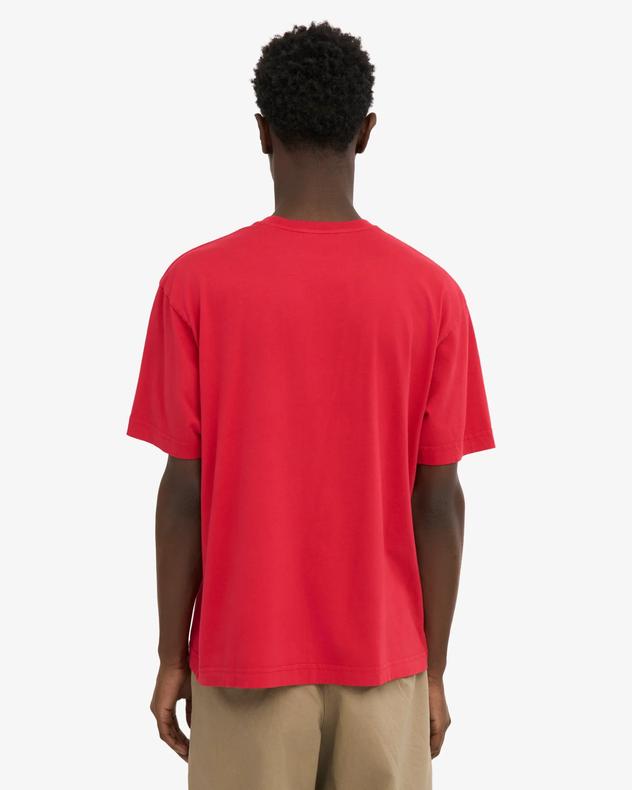 Oversized Organic T-Shirt - Scarlet Red