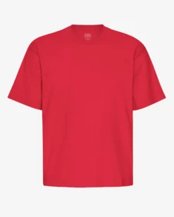 Oversized Organic T-Shirt - Scarlet Red