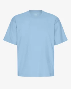 Oversized Organic T-Shirt - Seaside Blue