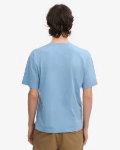 Oversized Organic T-Shirt - Seaside Blue