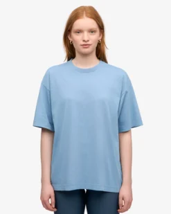 Oversized Organic T-Shirt - Seaside Blue