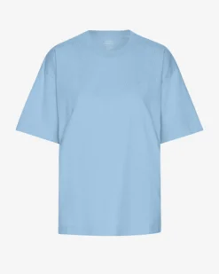 Oversized Organic T-Shirt - Seaside Blue