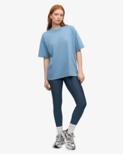 Oversized Organic T-Shirt - Seaside Blue