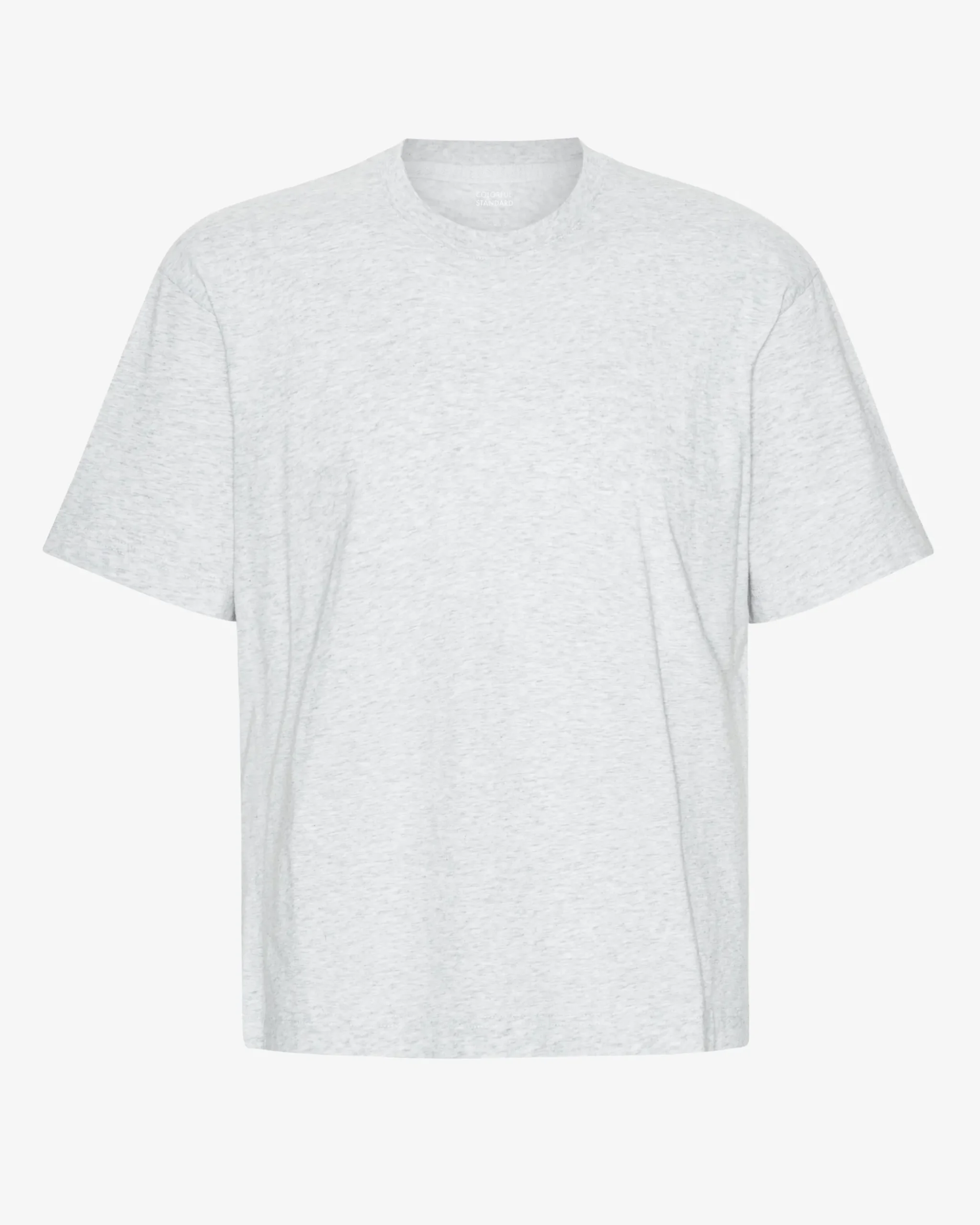 Oversized Organic T-Shirt - Snow Melange