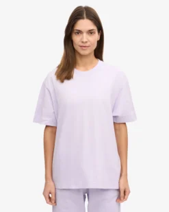 Oversized Organic T-Shirt - Soft Lavender
