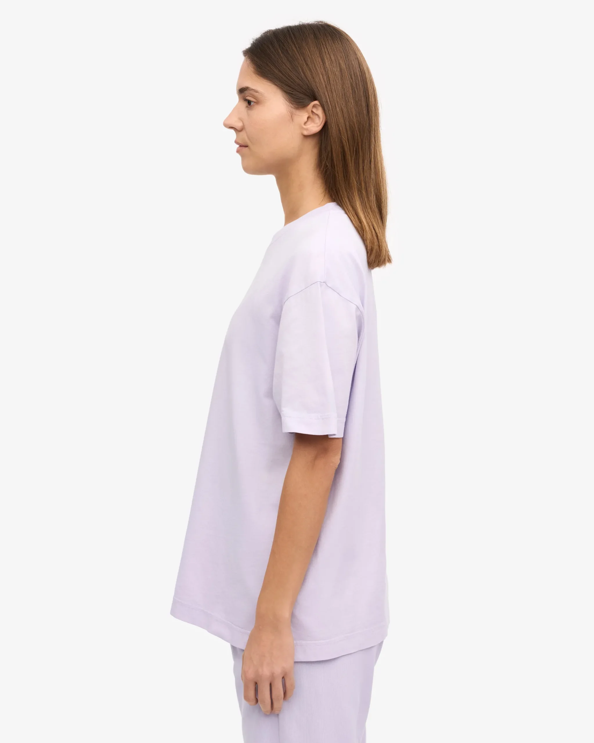 Oversized Organic T-Shirt - Soft Lavender