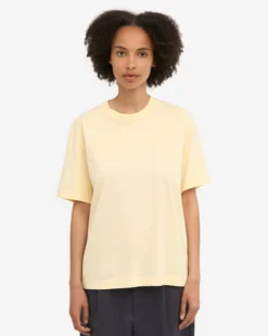 Oversized Organic T-Shirt - Soft Yellow