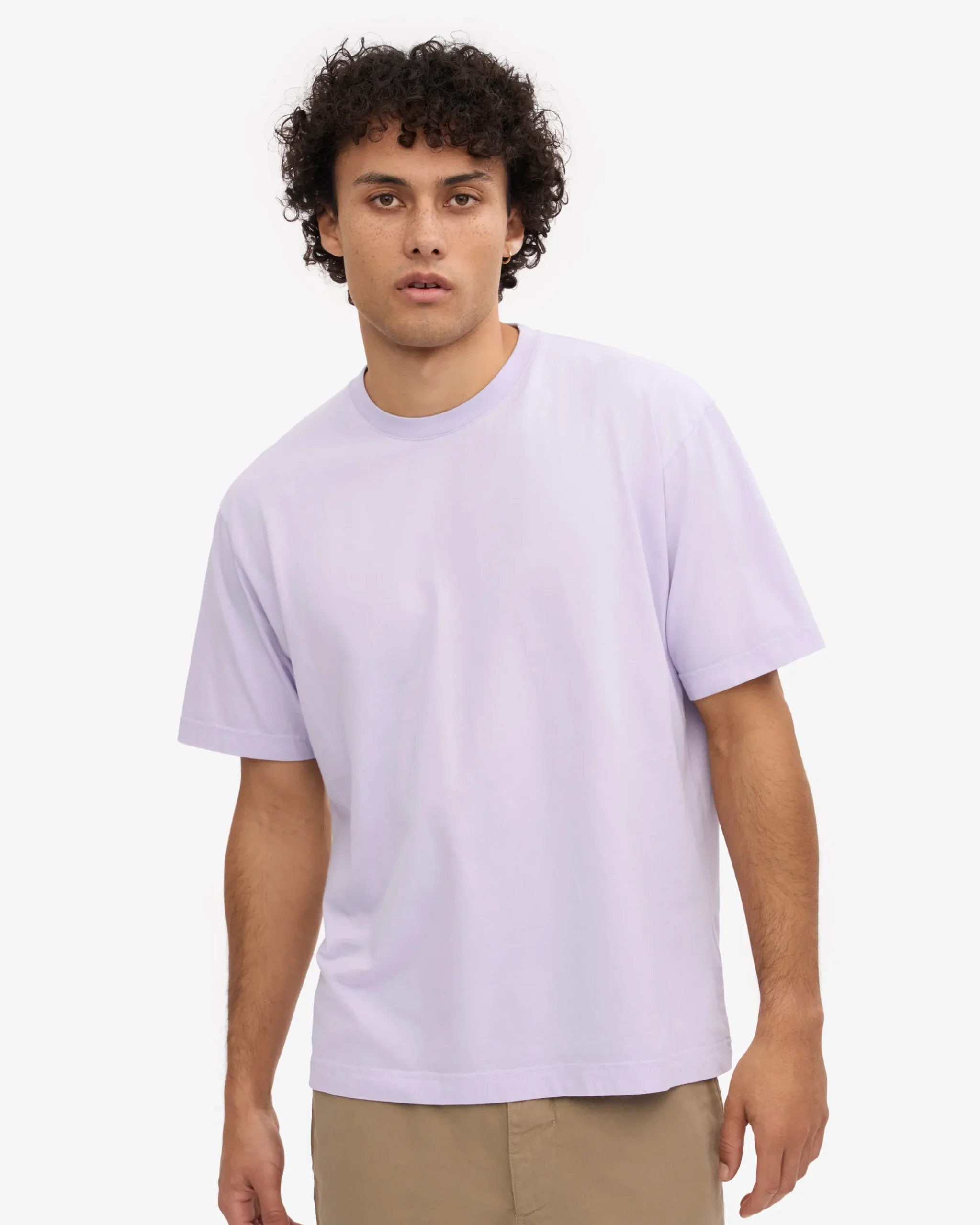 Oversized Organic T-Shirt - Soft Lavender