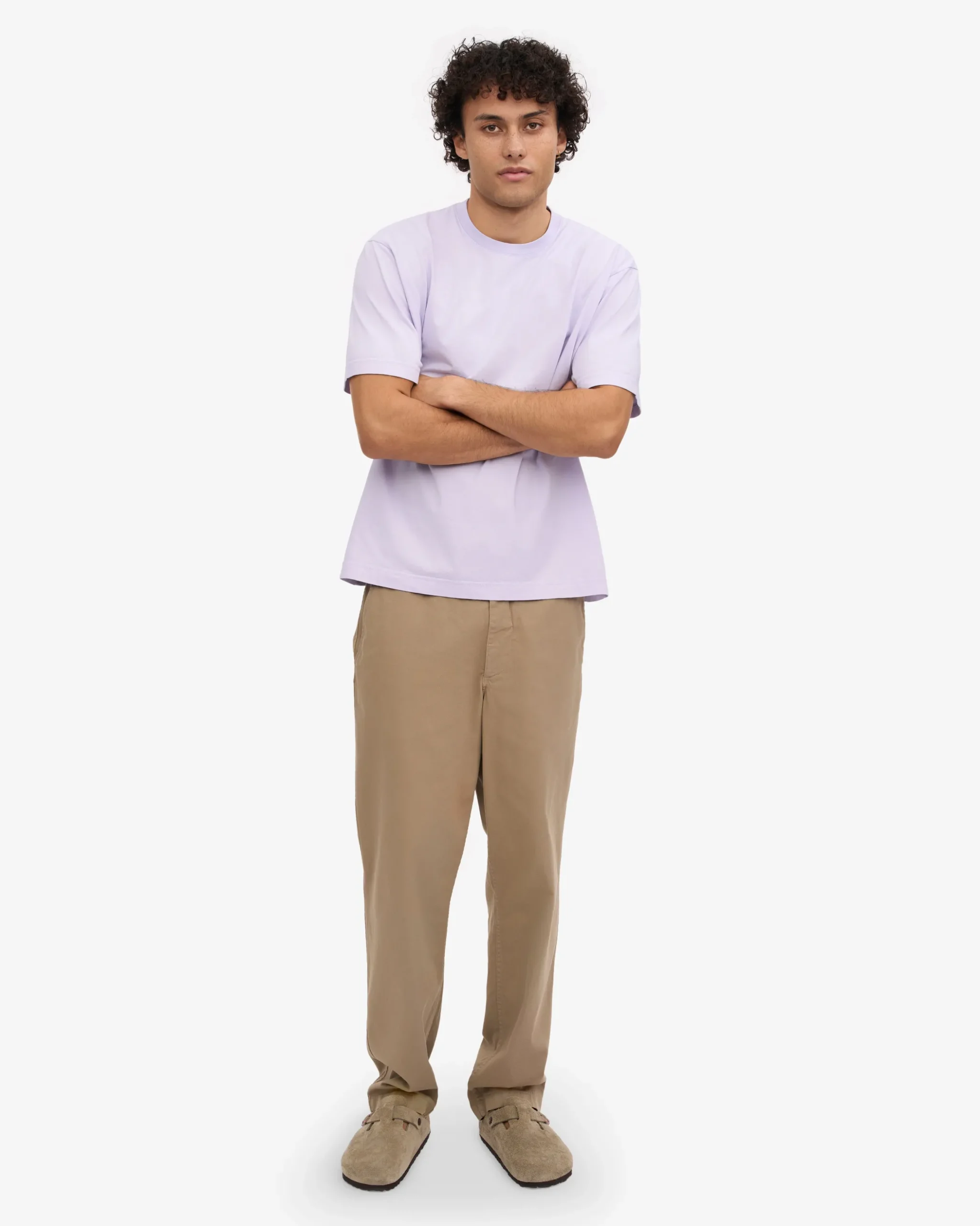 Oversized Organic T-Shirt - Soft Lavender