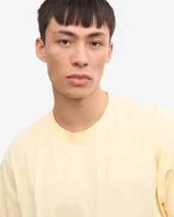 Oversized Organic T-Shirt - Soft Yellow