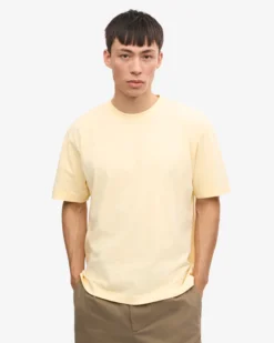 Oversized Organic T-Shirt - Soft Yellow