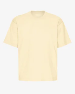 Oversized Organic T-Shirt - Soft Yellow