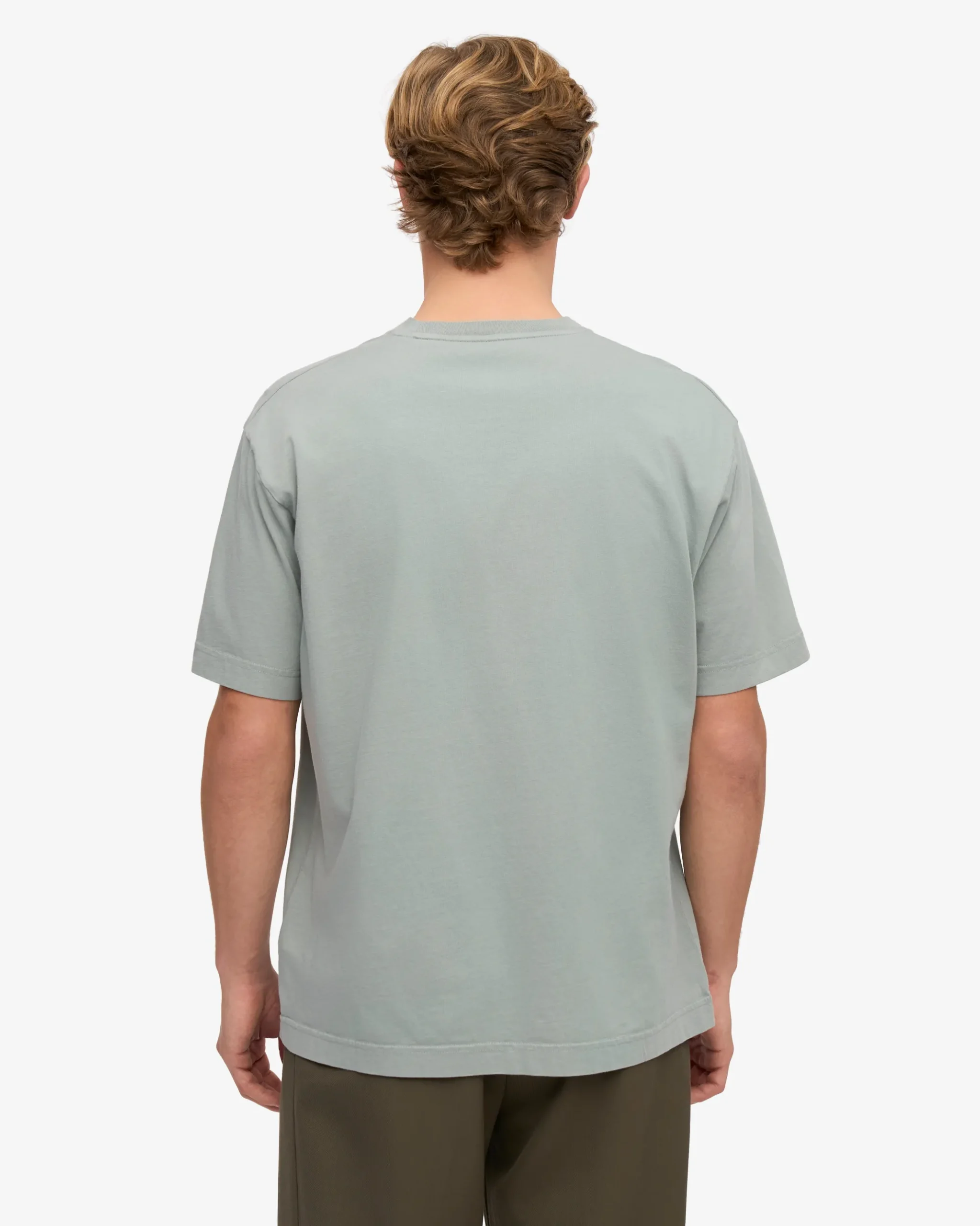 Oversized Organic T-Shirt - Steel Blue