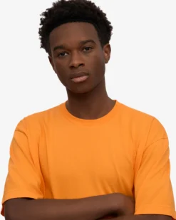 Oversized Organic T-Shirt - Sunny Orange