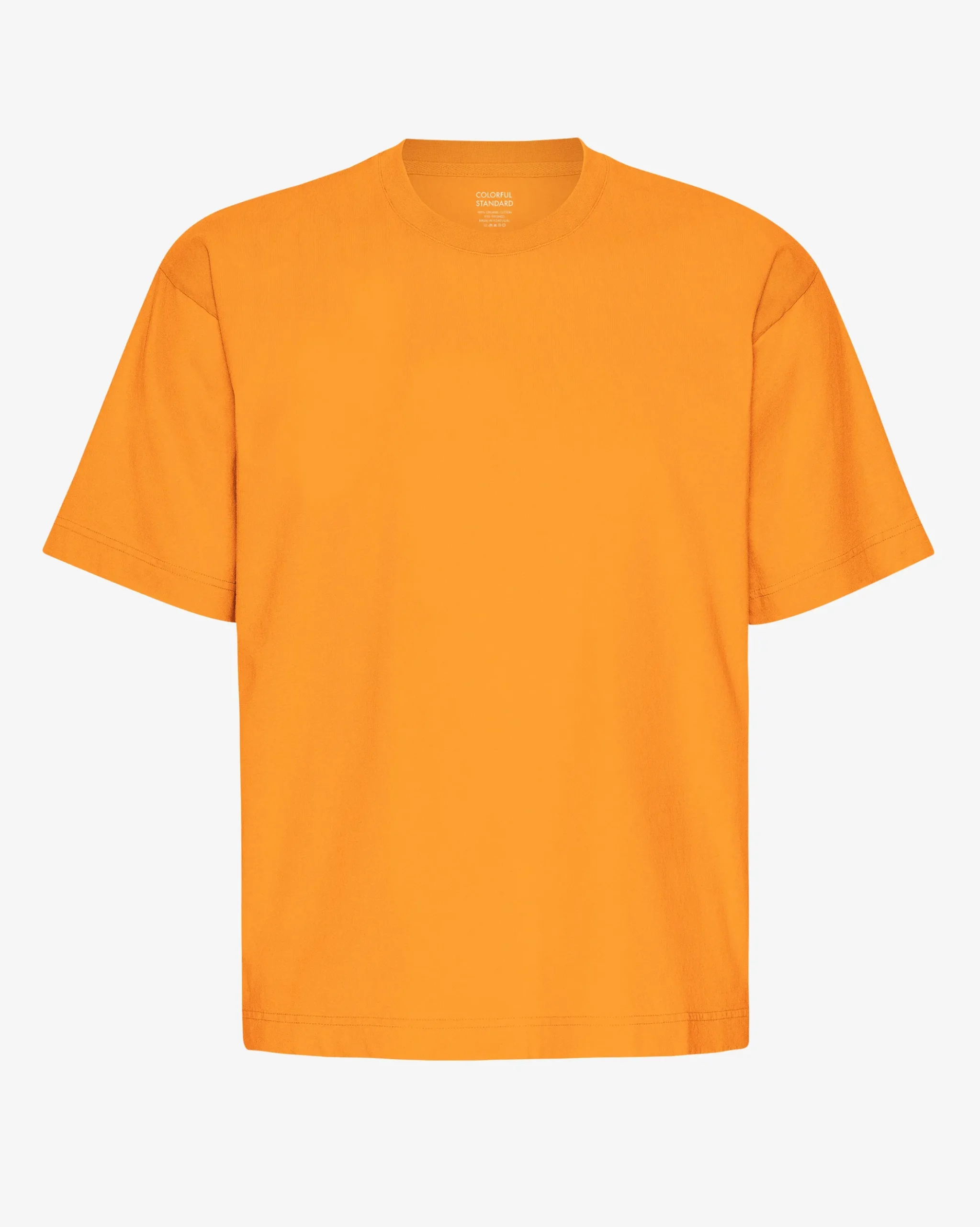 Oversized Organic T-Shirt - Sunny Orange