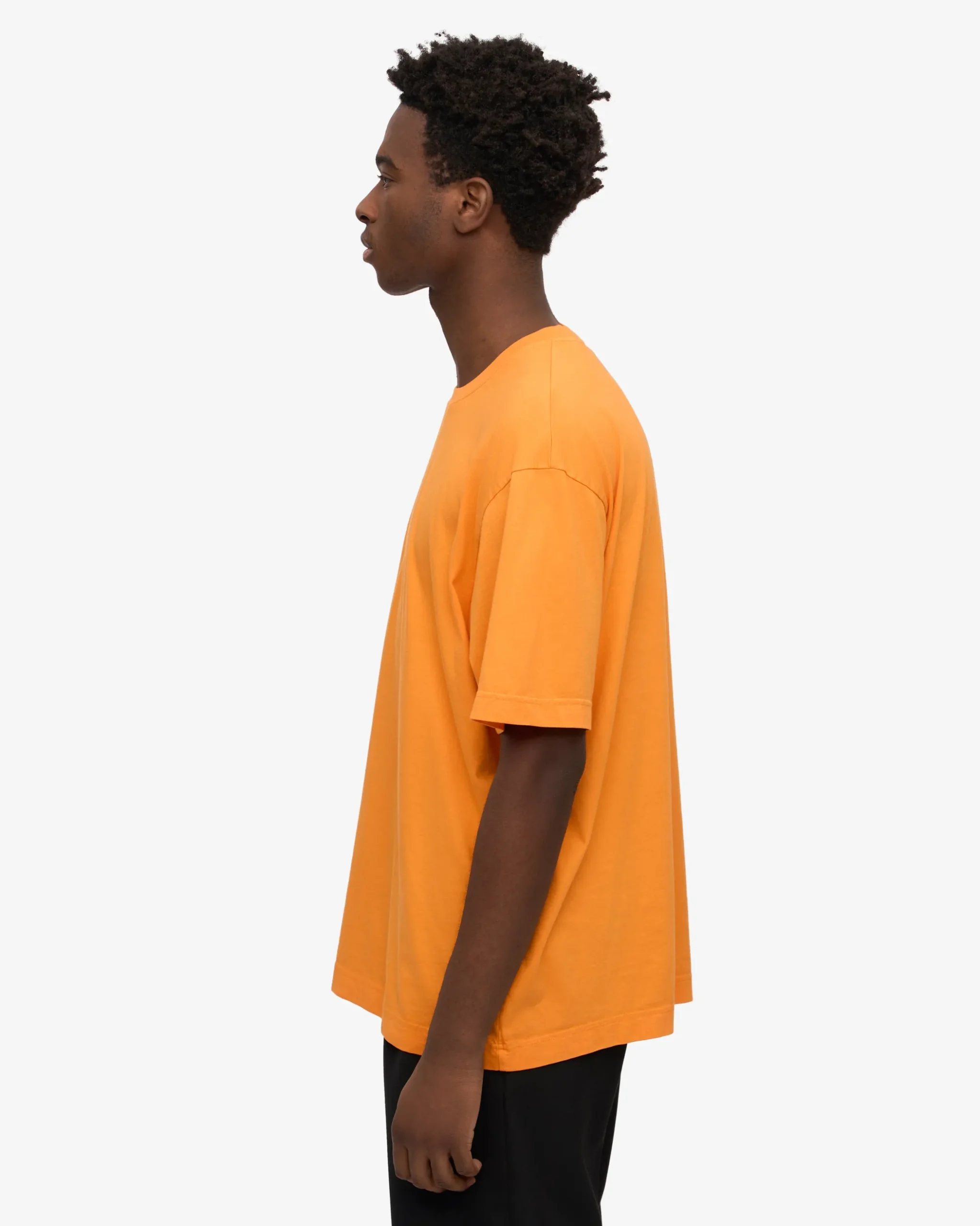 Oversized Organic T-Shirt - Sunny Orange
