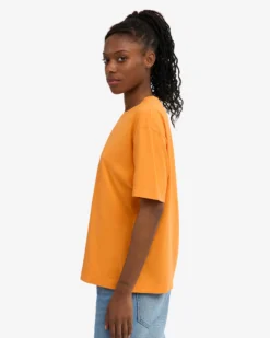 Oversized Organic T-Shirt - Sunny Orange