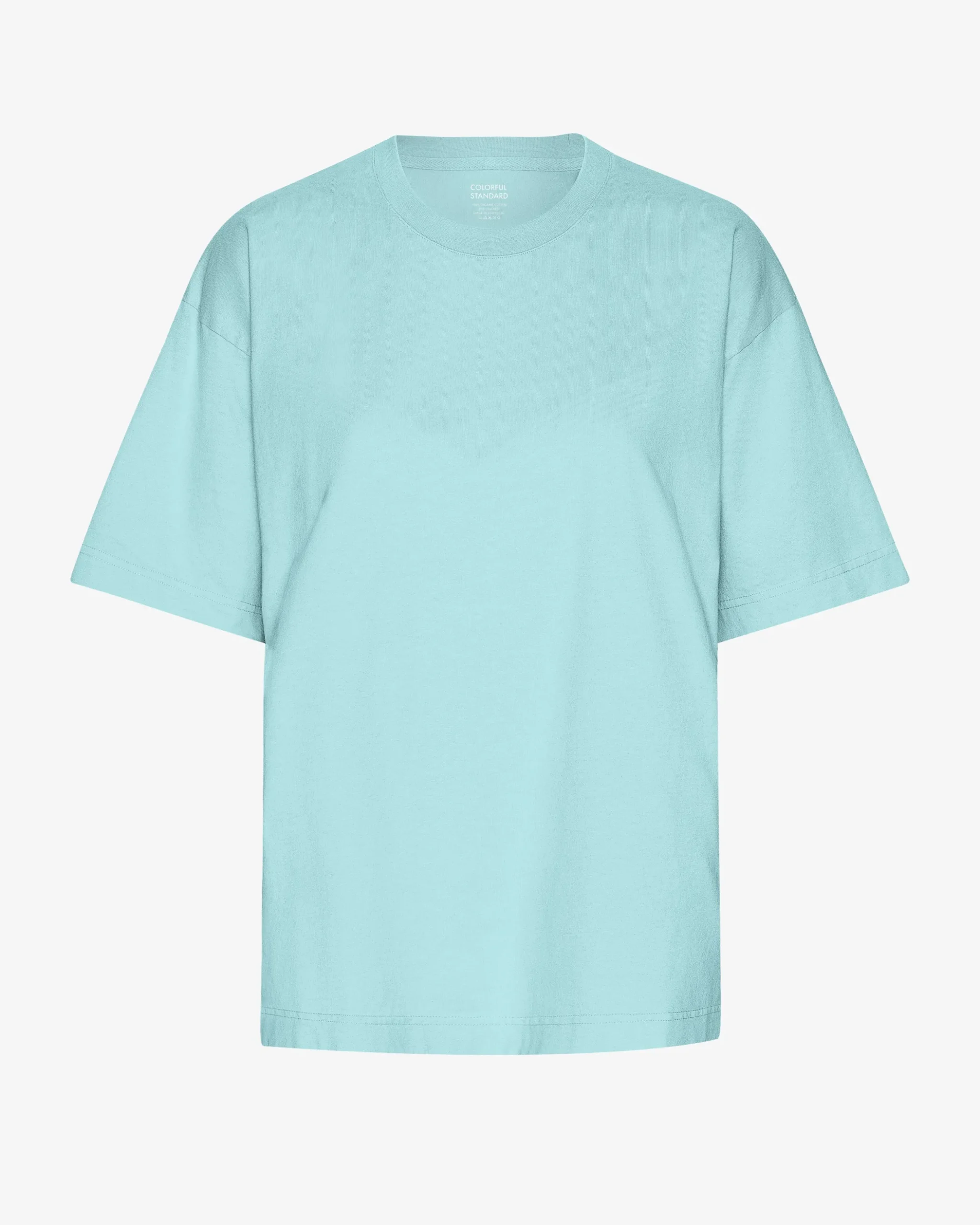 Oversized Organic T-Shirt - Teal Blue