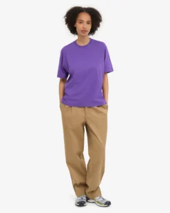 Oversized Organic T-Shirt - Ultra Violet