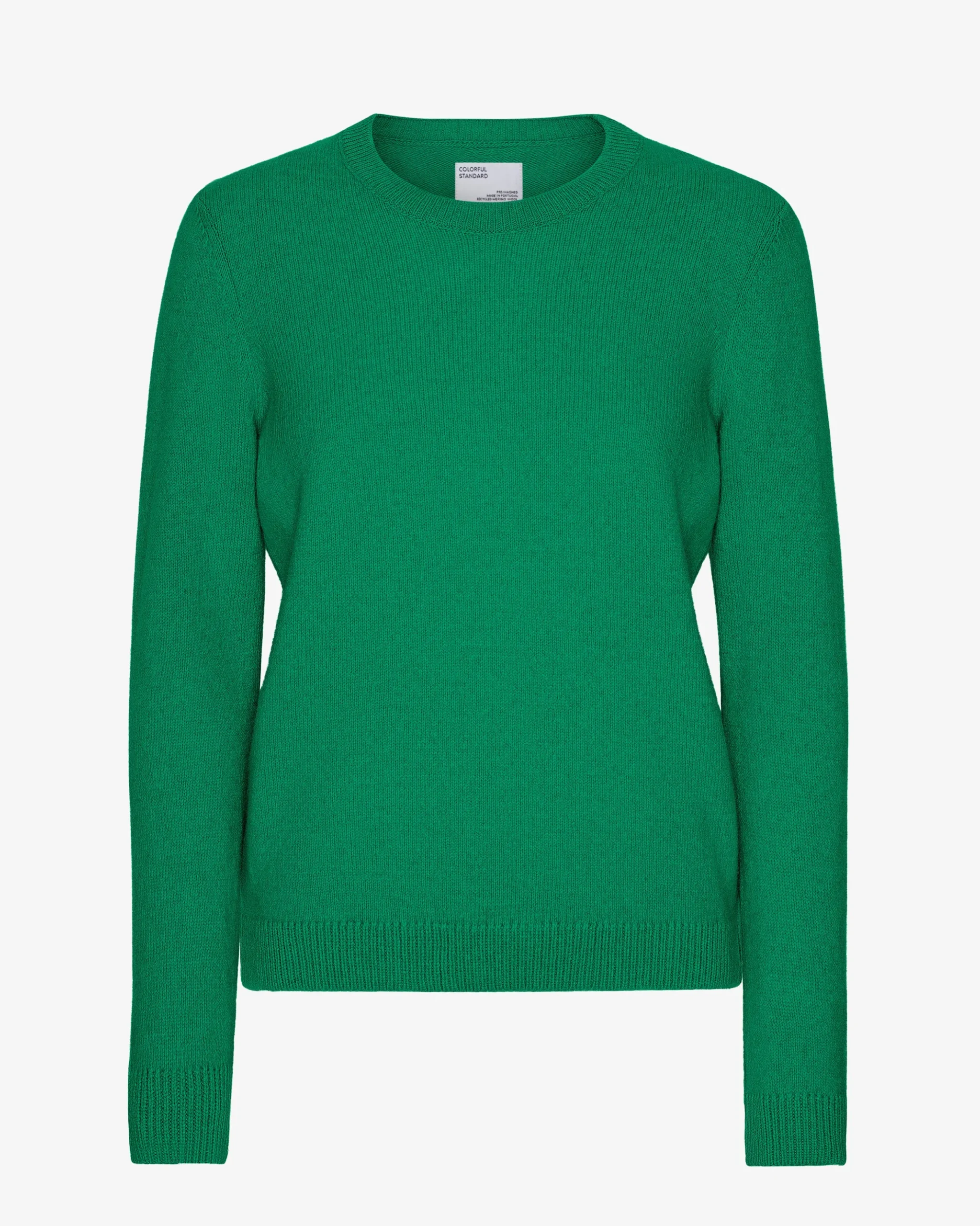 Women Classic Merino Wool Crew - Kelly Green