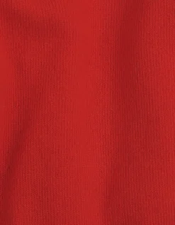 Women Classic Merino Wool Crew - Scarlet Red