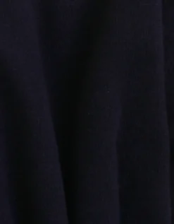 Women Classic Merino Wool Crew - Navy Blue