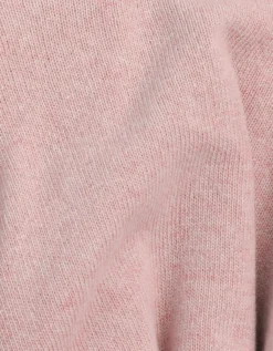 Women Classic Merino Wool Crew - Faded Pink
