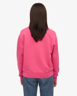 Women Classic Organic Crew - Bubblegum Pink