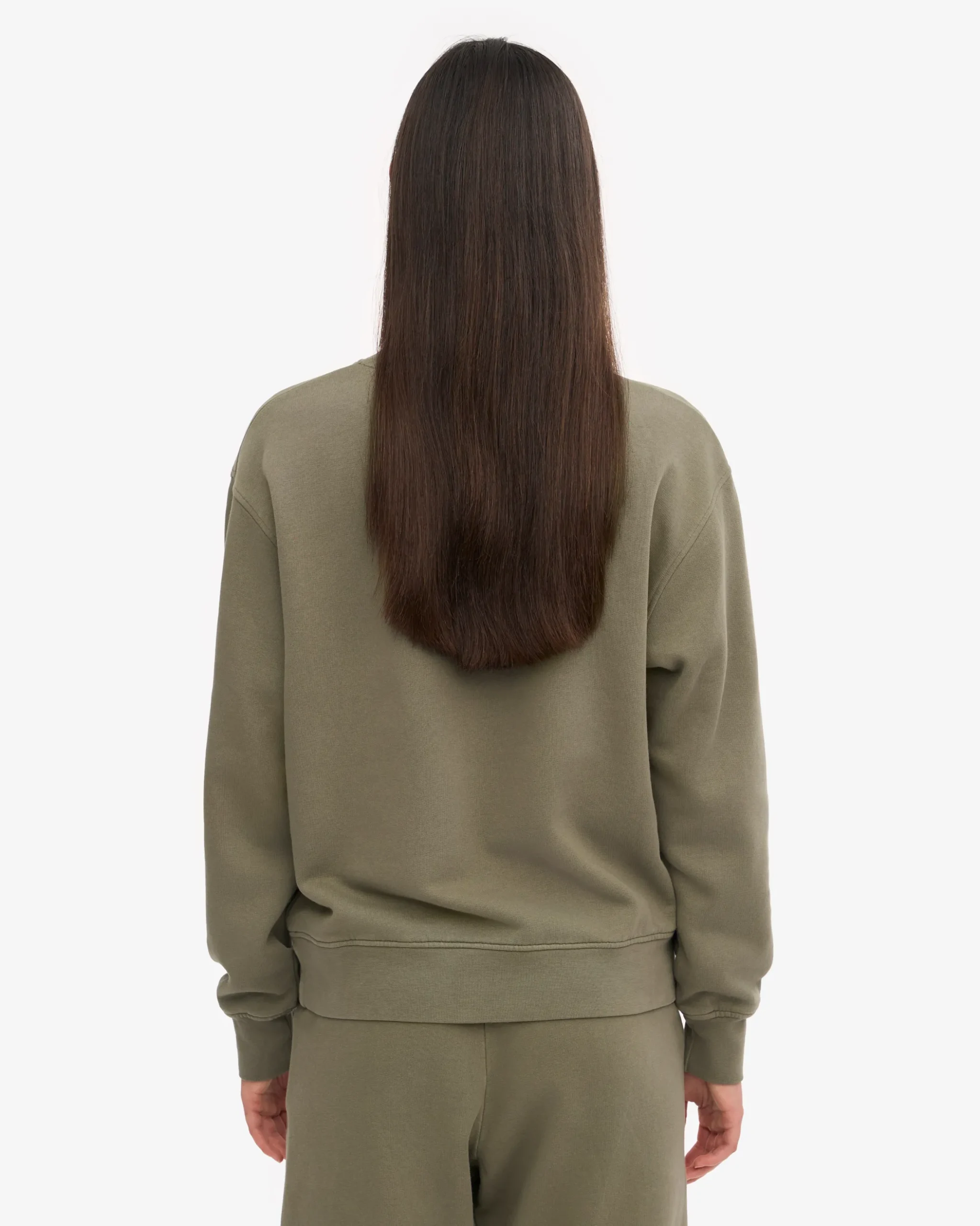 Women Classic Organic Crew - Dusty Olive
