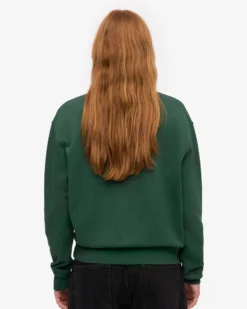 Women Classic Organic Crew - Emerald Green