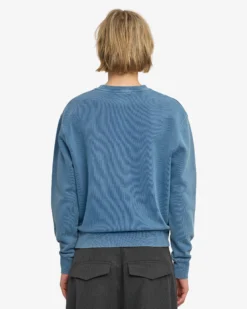 Women Classic Organic Crew - Faded Indigo