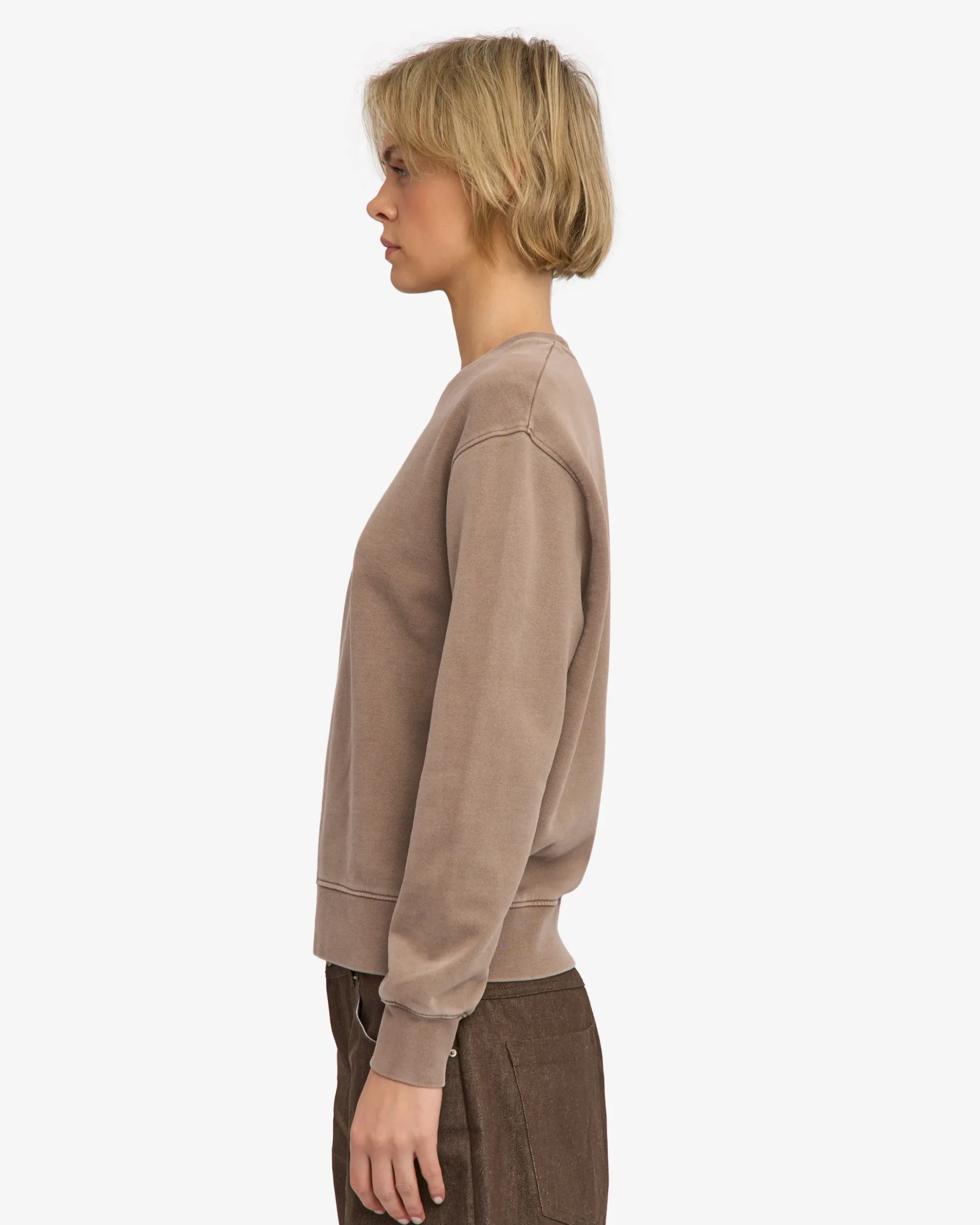 Women Classic Organic Crew - Faded Khaki