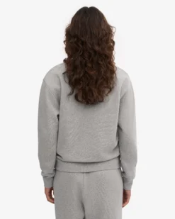 Women Classic Organic Crew - Heather Grey