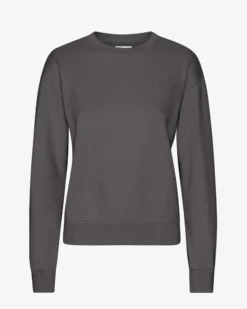 Women Classic Organic Crew - Lava Grey
