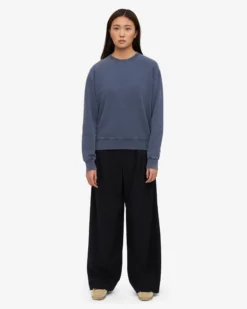Women Classic Organic Crew - Neptune Blue