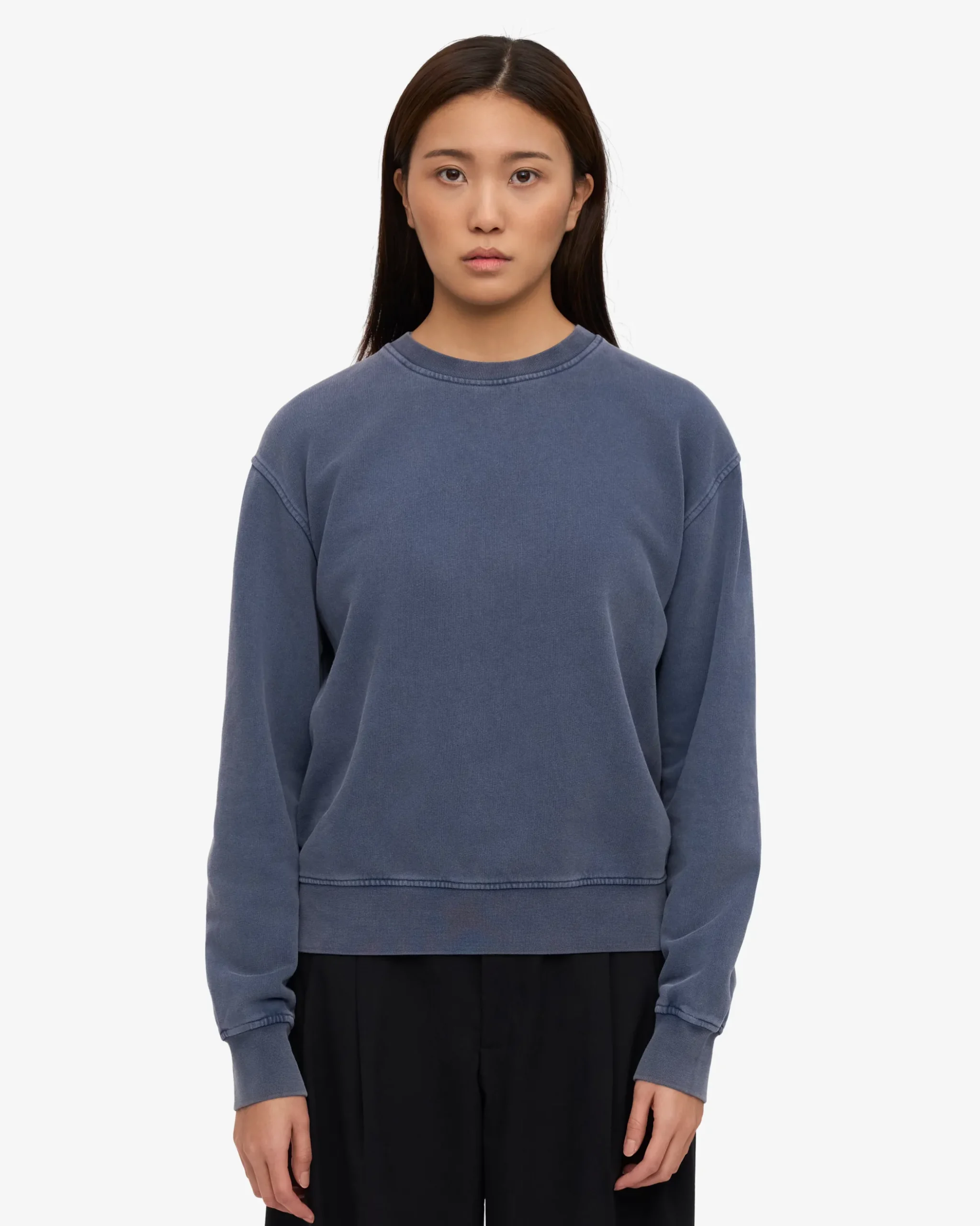 Women Classic Organic Crew - Neptune Blue