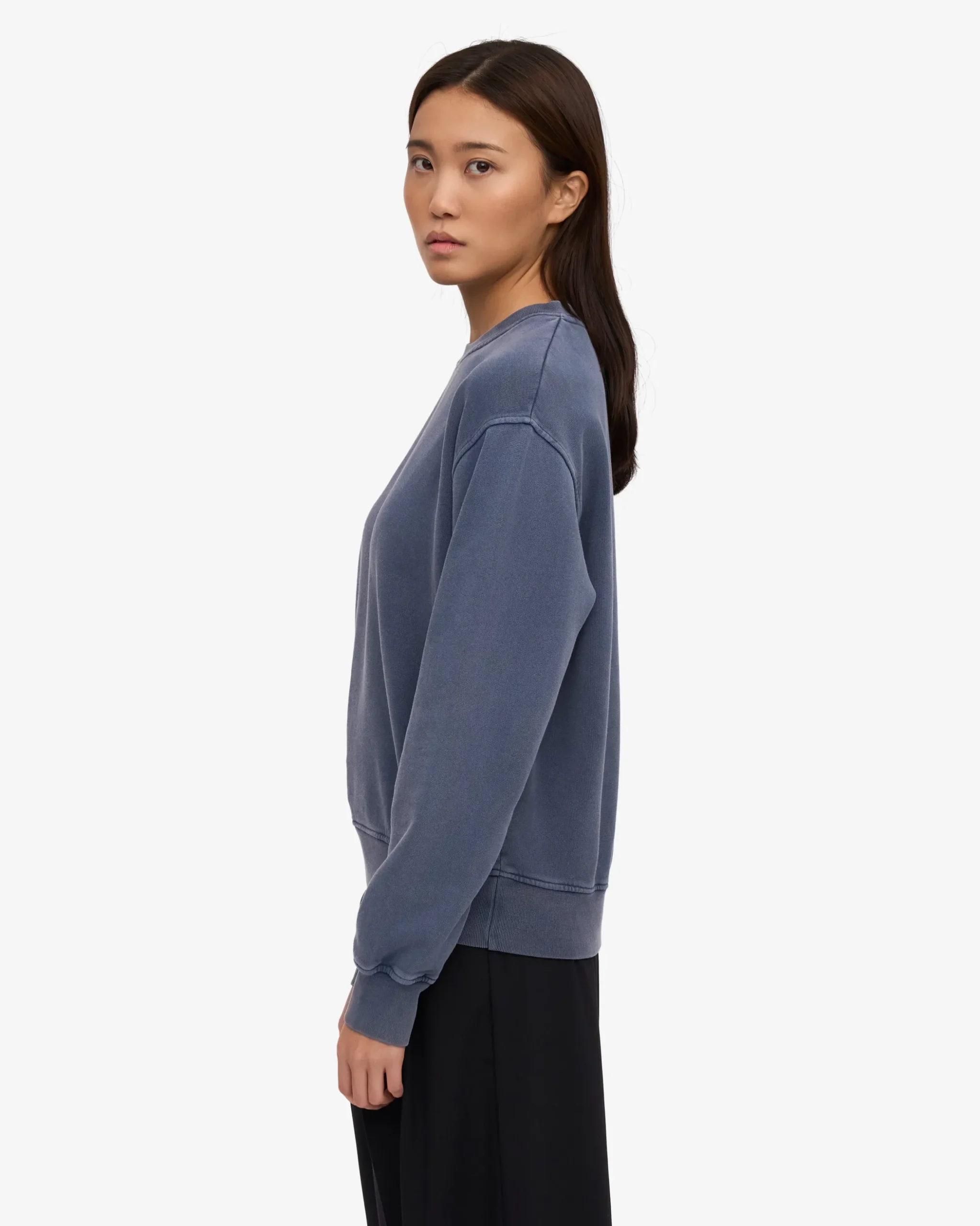 Women Classic Organic Crew - Neptune Blue