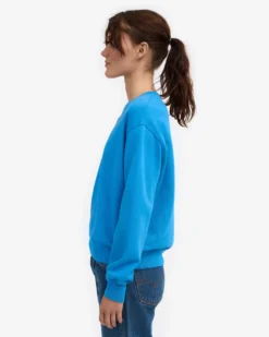 Women Classic Organic Crew - Pacific Blue