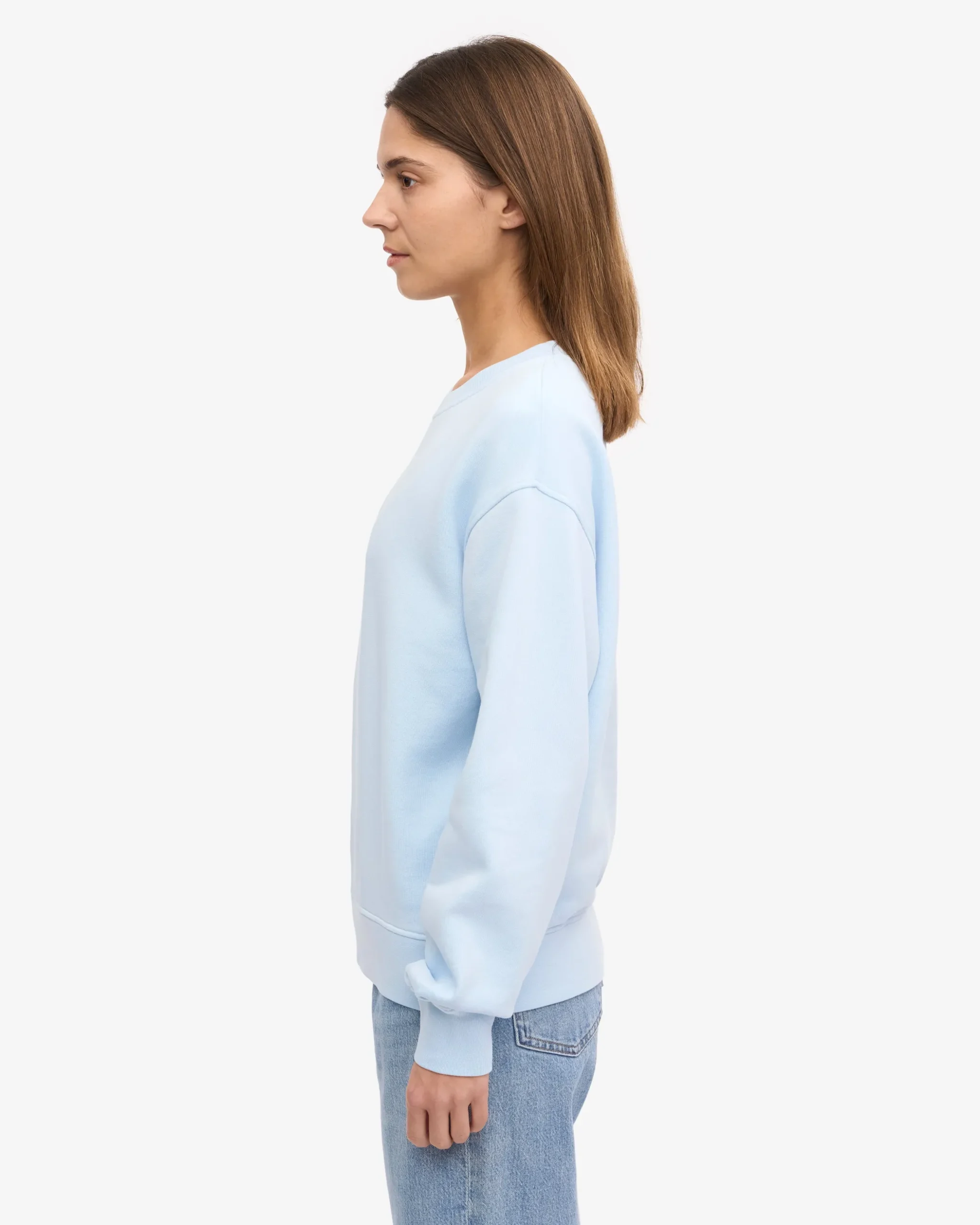 Women Classic Organic Crew - Polar Blue