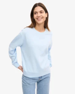 Women Classic Organic Crew - Polar Blue