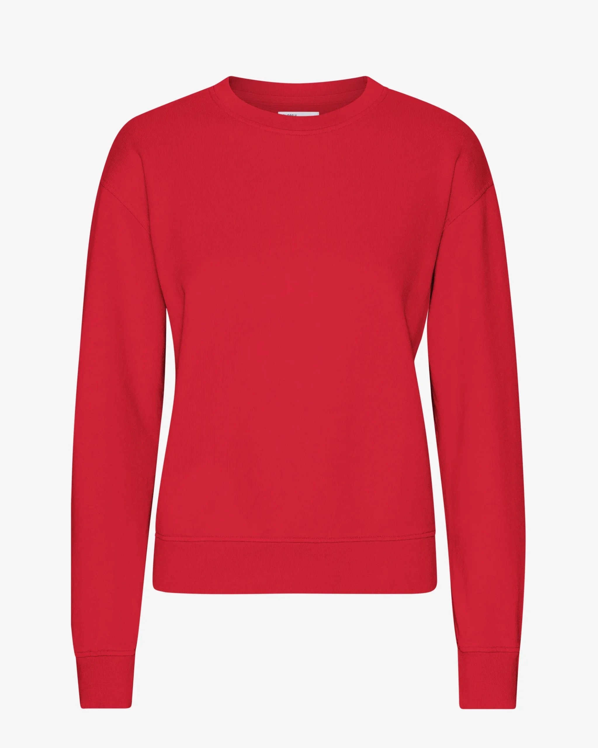 Women Classic Organic Crew - Scarlet Red
