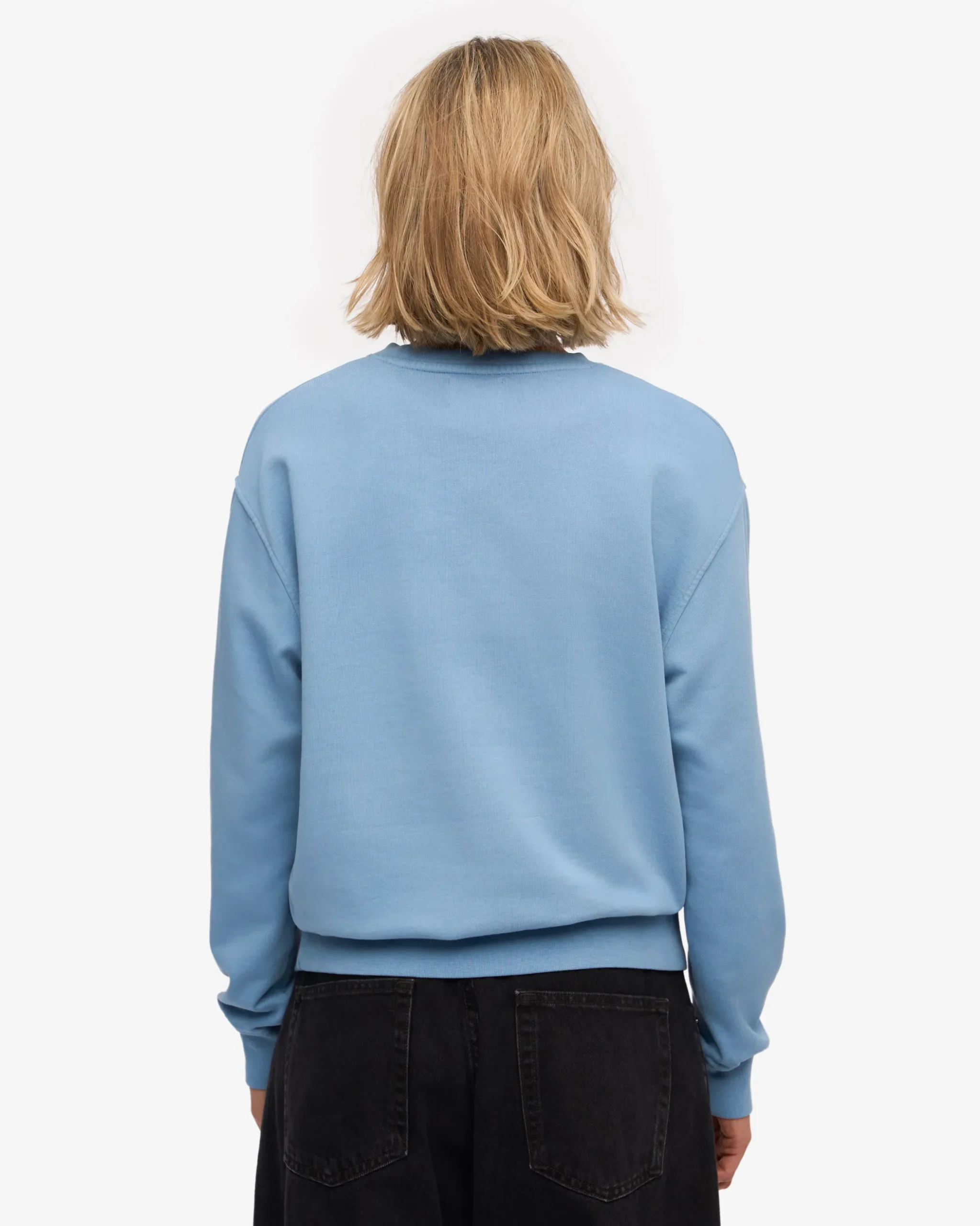 Women Classic Organic Crew - Seaside Blue