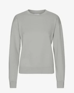Women Classic Organic Crew - Steel Blue